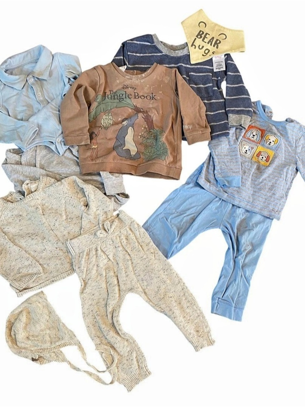 Quincy Mae + High-end Clothing Lot - Needs TLC, Gender Neutral & Baby Boy Sets